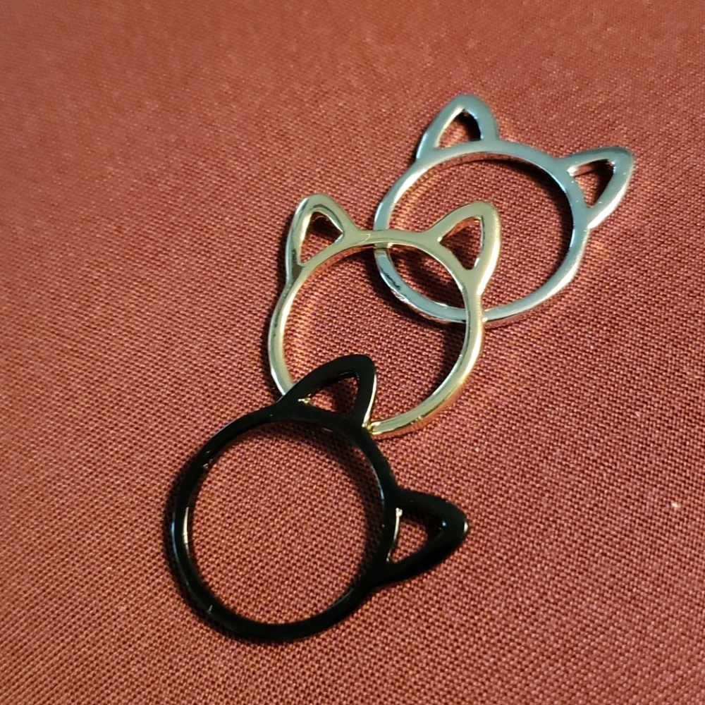 3 kitty kat rings - 6💍 - Picture 1 of 9